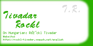 tivadar rockl business card